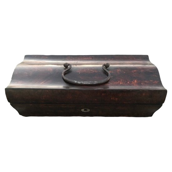 Small magnifying glass box 19 th century