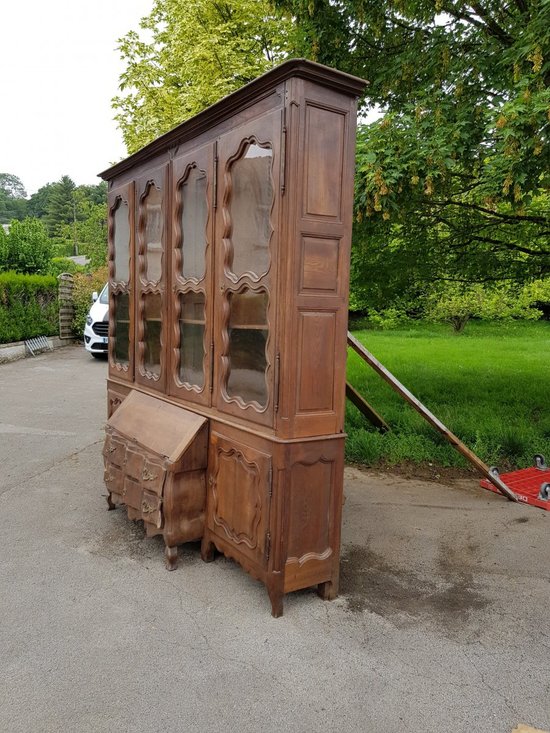 Bibliothèque, Vitrine Commode Arbalète
