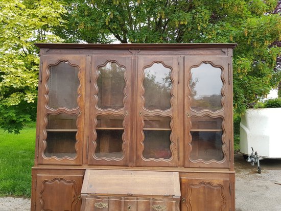 Bibliothèque, Vitrine Commode Arbalète