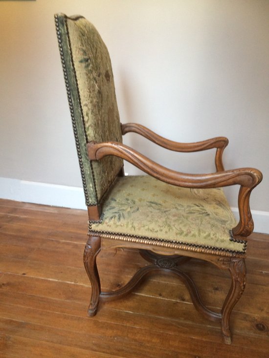 Fauteuil XIX° en hêtre