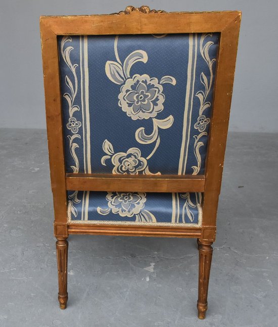 Salon De Style Louis XVI Bois Doré 4 Pièces
