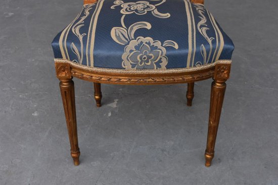 Salon De Style Louis XVI Bois Doré 4 Pièces