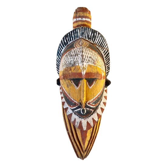 MASCHERA IGNAM - Cultura Abelam, regione di Maprik, Papua Nuova Guinea - Prima metà del XX secolo