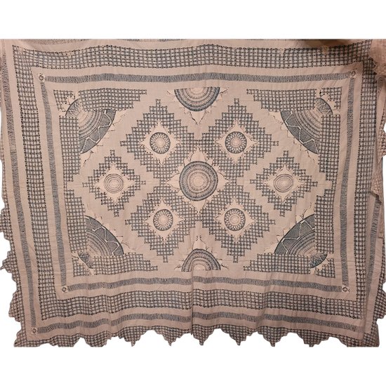 Large lace tablecloth from the early 20th century