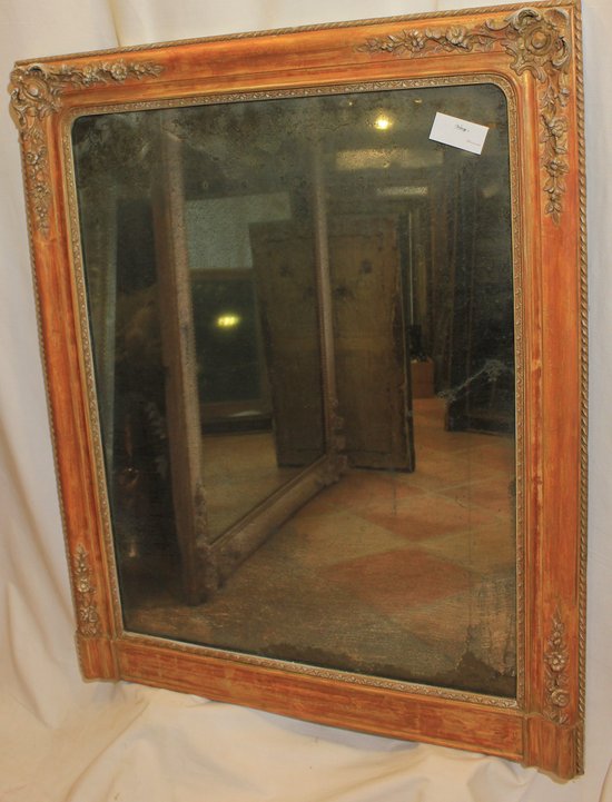 Specchio Patina Restauro, Mercury Ice 85 X 106 Cm