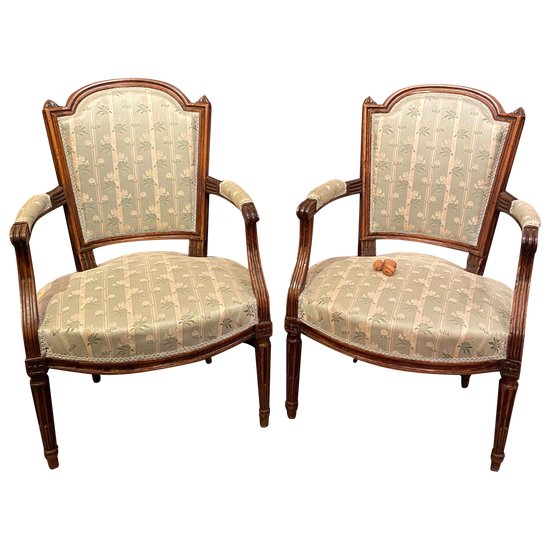 Pair of Louis XVI convertibles