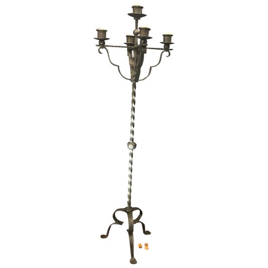 Large castle candlestick