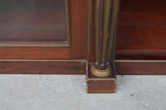 Eccezionale Biblioteca in Mogano Stile Luigi XVI XIX Secolo