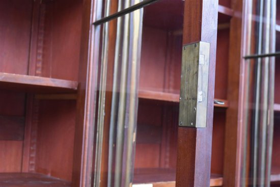 Eccezionale Biblioteca in Mogano Stile Luigi XVI XIX Secolo