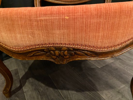 Fauteuil à la reine Louis XV