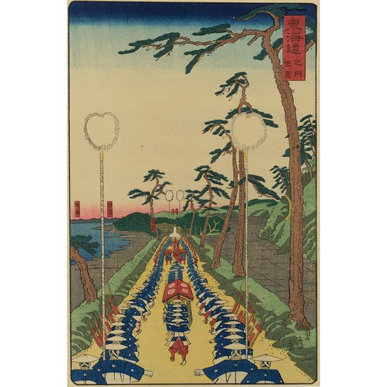 Utagawa Sadahide, Japanese woodblock print, ukiyo-e, "Namamugi"