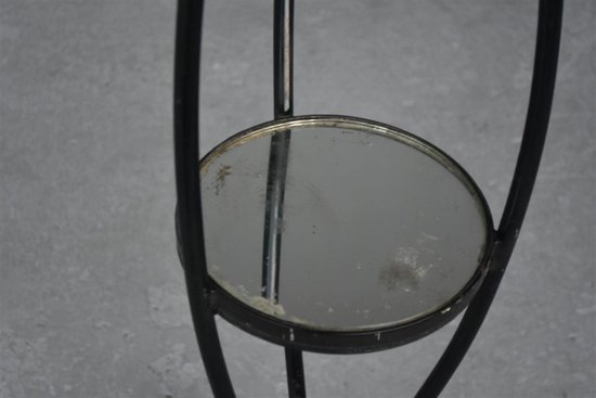1940s Wrought Iron 3 Tulip Lamp Base