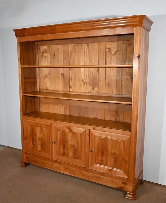Meuble Bibliothèque Ouvert en Merisier – 1900