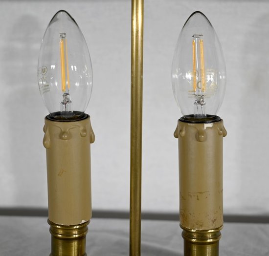 Piccola lampada a bouillotte in ottone - Fine XIX secolo