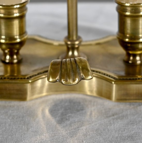 Piccola lampada a bouillotte in ottone - Fine XIX secolo