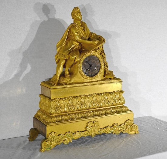 Important Clock in Gilded Bronze - 1st part XIXth century