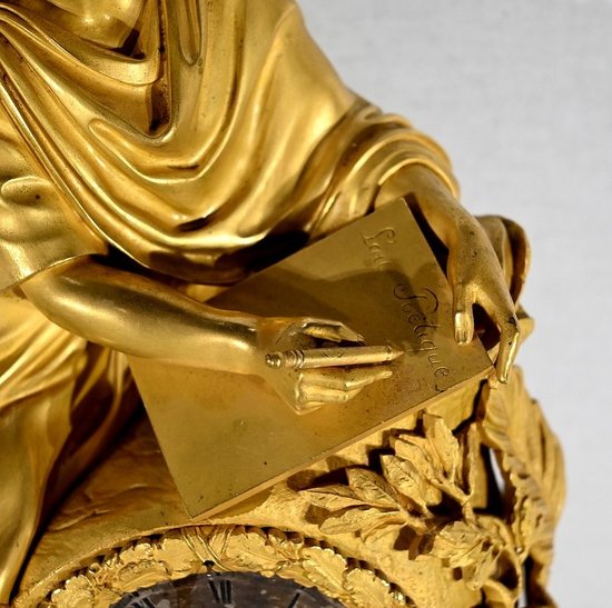 Important Clock in Gilded Bronze - 1st part XIXth century