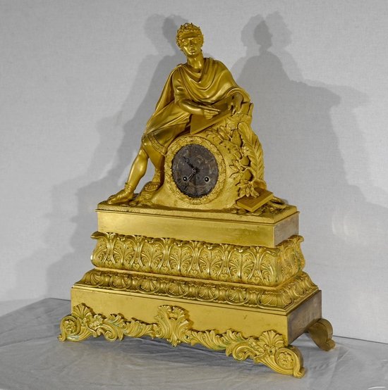 Important Clock in Gilded Bronze - 1st part XIXth century