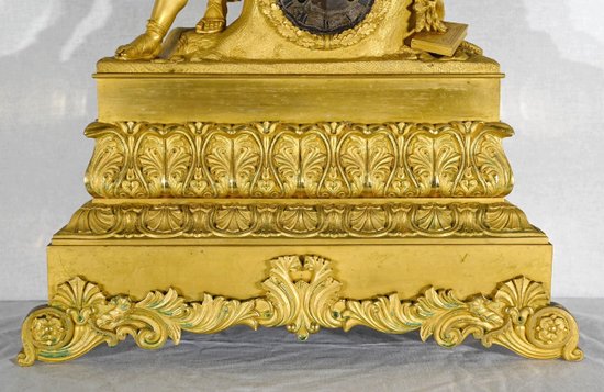 Important Clock in Gilded Bronze - 1st part XIXth century