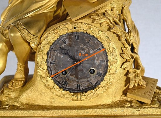 Important Clock in Gilded Bronze - 1st part XIXth century