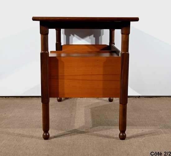 Piccola scrivania in mogano e teak, stile Gautier - 1960