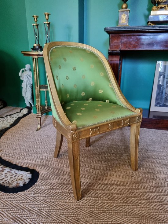 Jacob Desmalter, Superbe Chaise Estampillée d'époque Empire.