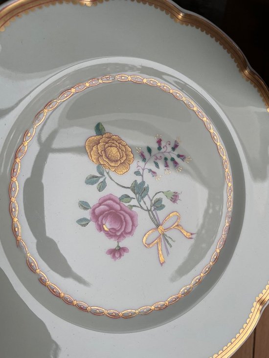 Haviland - Series Of 12 Flat Plates In Limoges Porcelain Model Au Charme Du Logis