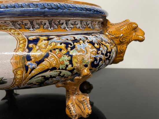 Ulysse à Blois - Importante Fioriera In Terracotta Del Rinascimento Di Blois