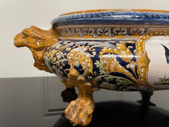 Ulysse à Blois - Importante Fioriera In Terracotta Del Rinascimento Di Blois