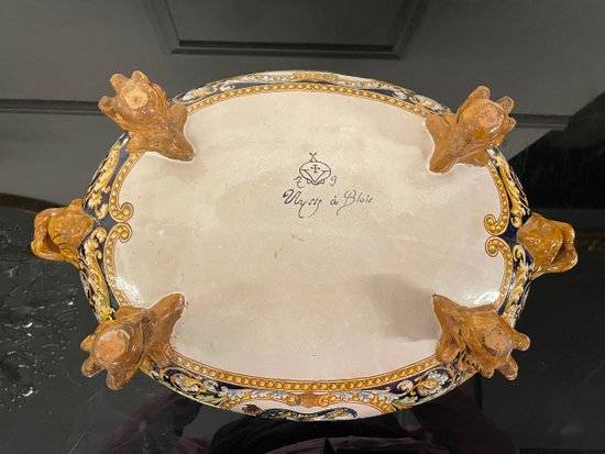 Ulysse à Blois - Importante Fioriera In Terracotta Del Rinascimento Di Blois