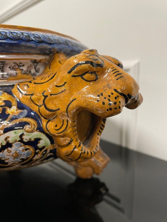 Ulysse à Blois - Importante Fioriera In Terracotta Del Rinascimento Di Blois