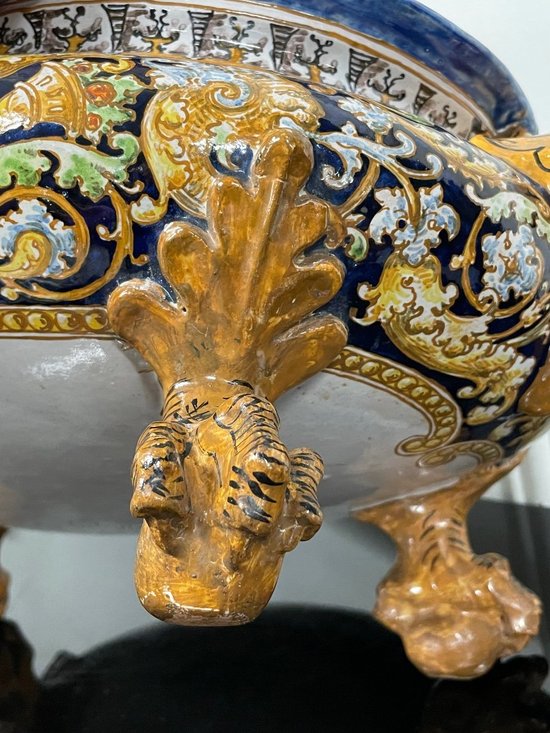 Ulysse à Blois - Importante Fioriera In Terracotta Del Rinascimento Di Blois