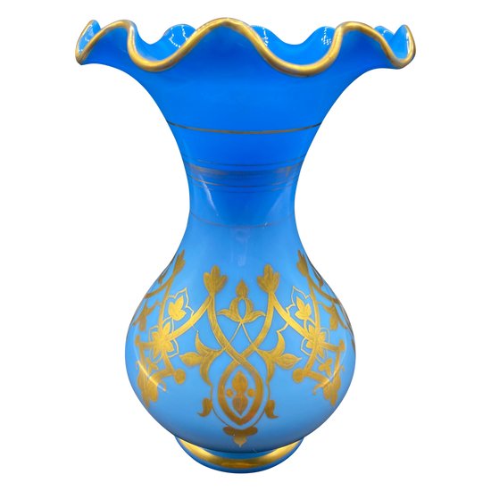 OPALINE VASE SAINT LOUIS