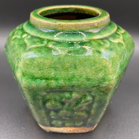 PETIT VASE CHINOIS TERRE VERNISSÉE 