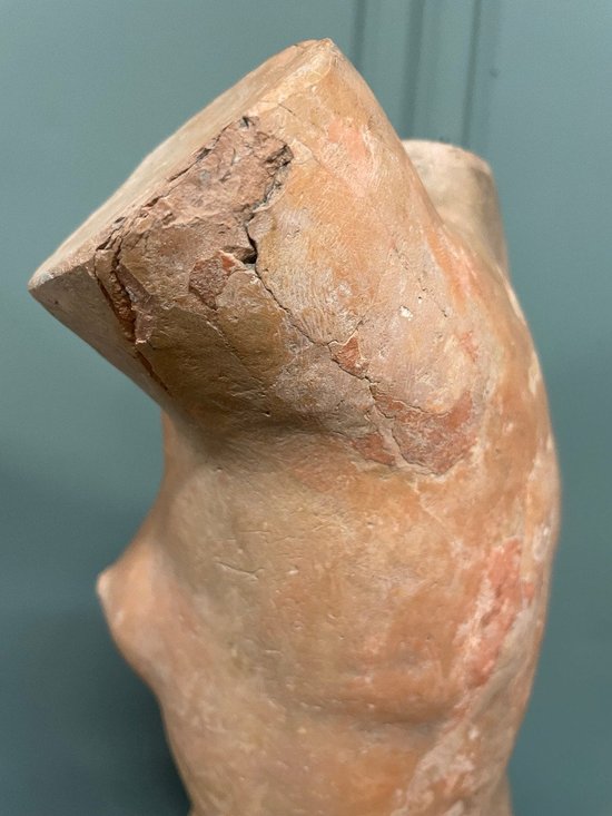 Skulptur Im antiken Stil Torso Der Venus Terrakotta Signiert Henri Martinet