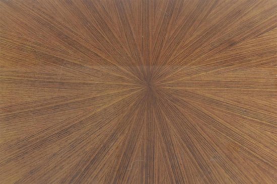 Tavolo con piedistallo Art Déco anni '30 in vetro di palissandro