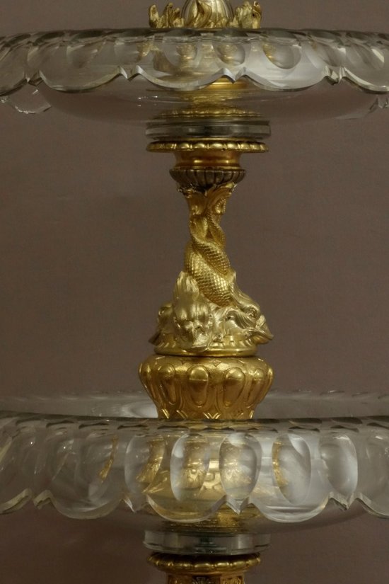 Important Center Of Table XIXth