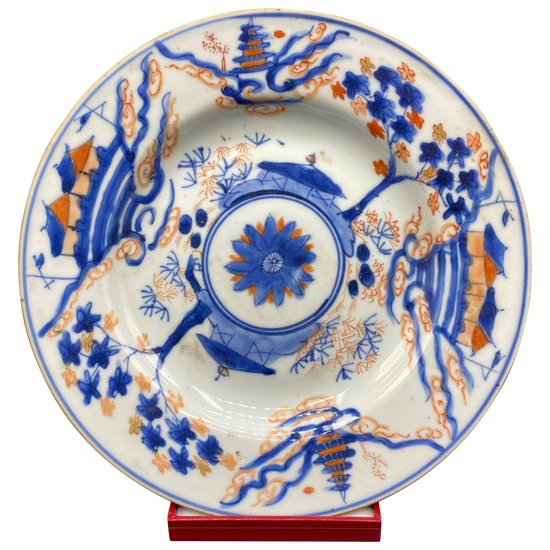 ASSIETTE IMARI XVIIIÈME 