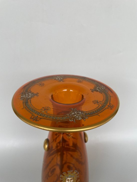 Cristallerie Baccarat - Vaso di cristallo ambrato Fine XIX secolo