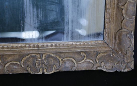 Miroir en bois Régence  XVIIIème siècle 