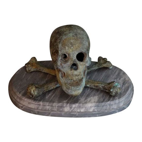 Rare Et Important Memento Mori XVIIIème 