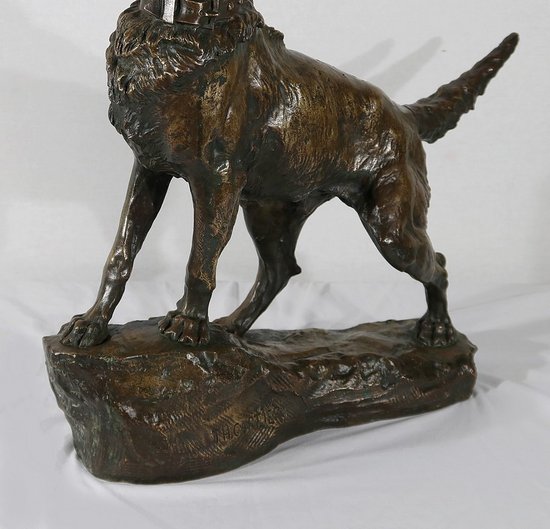 Important Bronze « Le Berger » de T-F. Cartier – Début XXe