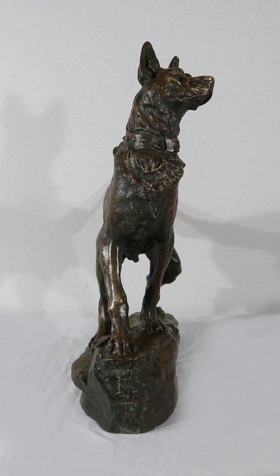 Important Bronze « Le Berger » de T-F. Cartier – Début XXe