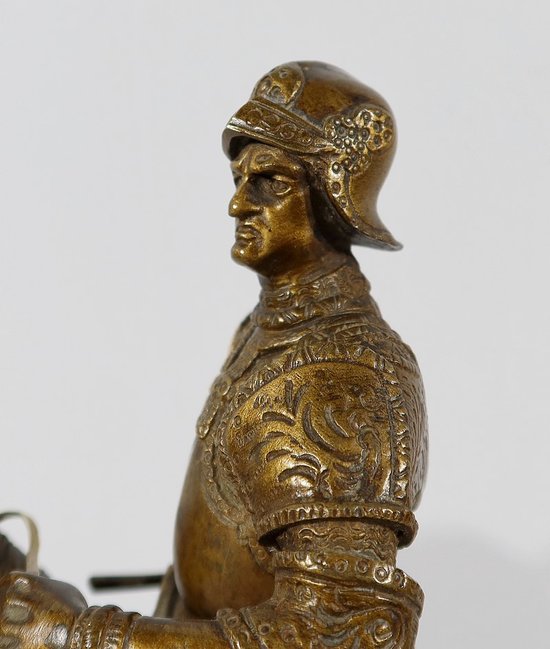 Bronze " The Colleone " after Verrocchio - End of XIXth century