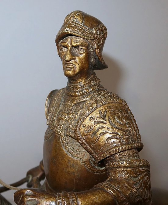 Bronze " The Colleone " after Verrocchio - End of XIXth century