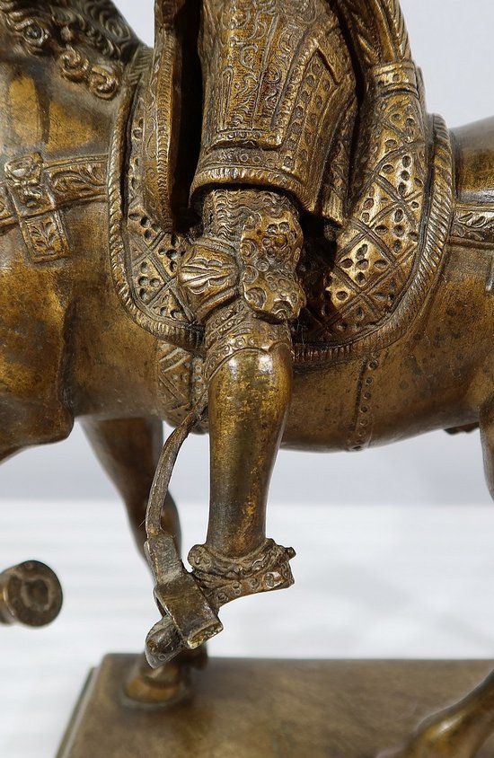 Bronze " The Colleone " after Verrocchio - End of XIXth century