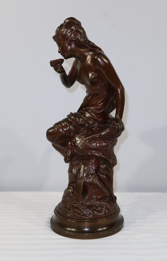 Bronzo "La Source", di M. Moreau - Metà del XIX secolo