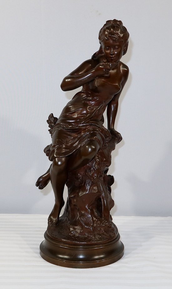 Bronzo "La Source", di M. Moreau - Metà del XIX secolo