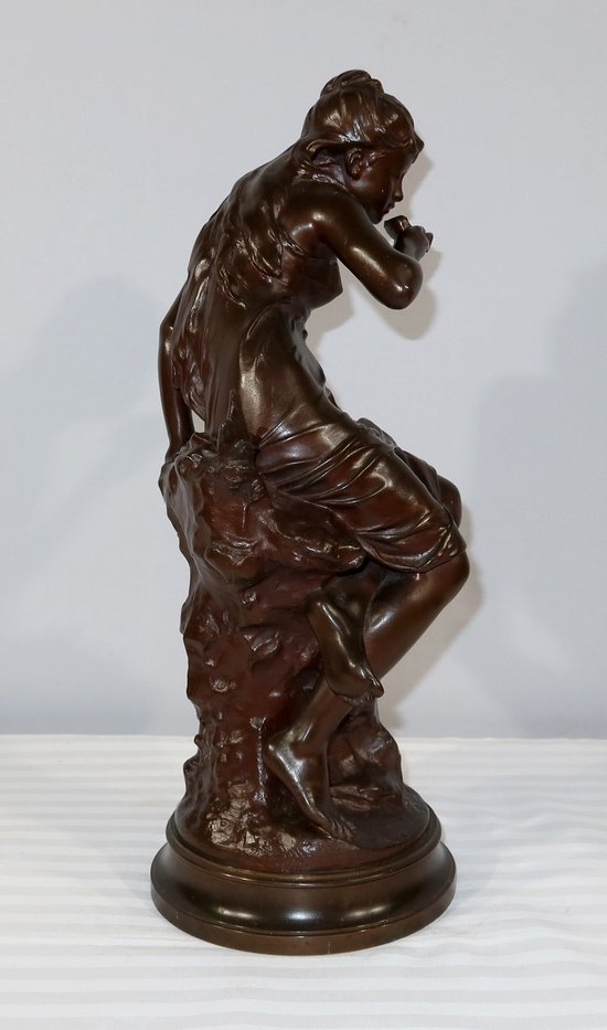 Bronzo "La Source", di M. Moreau - Metà del XIX secolo