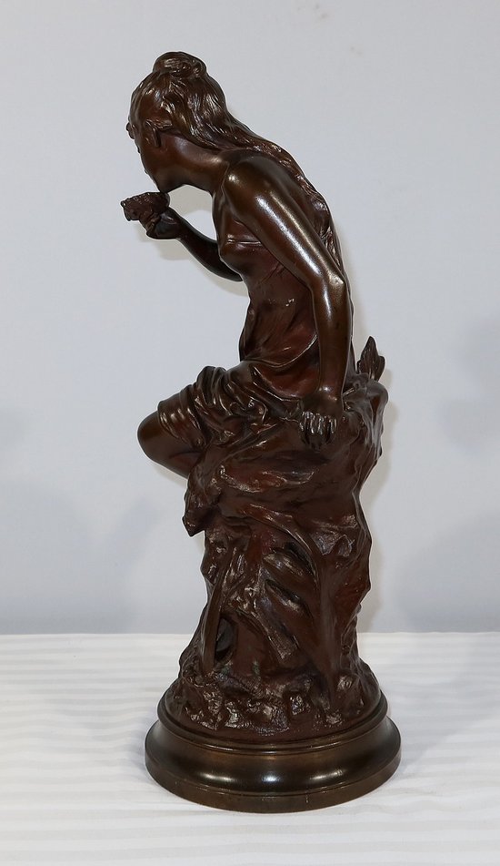 Bronzo "La Source", di M. Moreau - Metà del XIX secolo